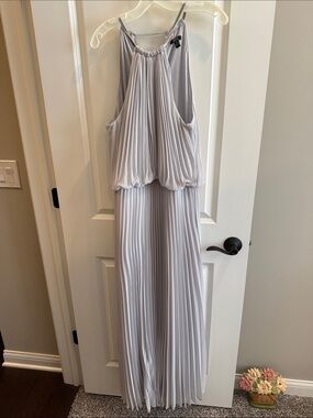 msk pleated halter dress MSK | Dresses | Msk Halter Neck Maxi Pleated Dress